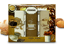Набор кухонных полотенец Vianna (45x65 - 3 шт) - 8057-15