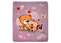 Плед детский фланелевый 100x120 - 1012-02 код3038