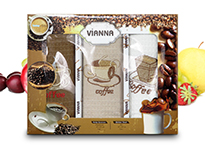 Набор кухонных полотенец Vianna (45x65 - 3 шт) - 8057-02