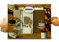Набор кухонных полотенец Vianna (45x65 - 3 шт) - 8057-14