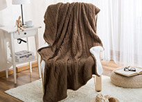 Плед Knitted|Sherpa - 3025-06