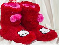 сапожки домашние Hello Kitty - 7026-02