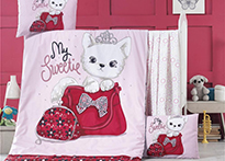 КПБ Victoria baby Ясли Ранфорс Tinny cat - 1133-14