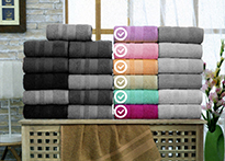 Набор полотенец Gulcan Cotton 70x140 - 6 шт. - 8541-04