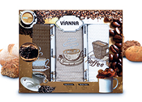 Набор кухонных полотенец Vianna (45x65 - 3 шт) - 8057-10