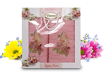Набор полотенец Vianna Luxury Series (50x90, 70x140) - 8041-02