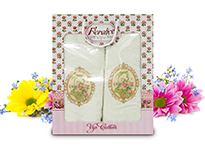 Комплект полотенец Gulcan Floralice (70x140, 50x90) - 8120-10