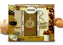 Набор кухонных полотенец Vianna (45x65 - 3 шт) - 8057-13