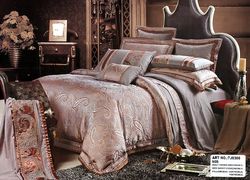 КПБ Жаккард евро 4 наволочки - TJ300-45 код1022
