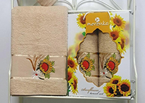 Набор полотенец Merzuka Sunflower (50x80, 70x130) - 8006-02