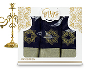 Комплект полотенец Gulcan Atlas Plus (70x140, 50x90-2) - 8121-06