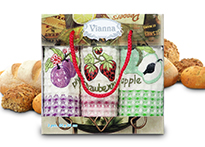 Набор кухонных полотенец Vianna Luxury Series (35x50 - 3 шт) - 8053-04