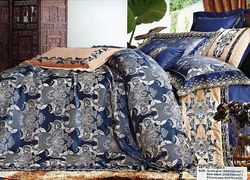 КПБ Жаккард евро 4 наволочки - TJ300-3 код1022