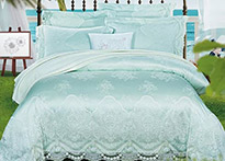 КПБ Cristelle Blue жаккард/сатин - QYX-0280-01 код1100