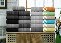 Набор полотенец Gulcan Cotton 70x140 - 6 шт. - 8541-01