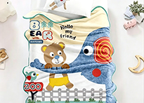 Плед фланелевый 100x140 - 1014-108 код3037