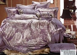 КПБ Жаккард евро 4 наволочки - TJ300-12 код1022