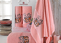 Набор полотенец Merzuka Butterfly (50x80, 70x130) - 8012-12