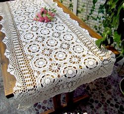 Кружевная скатерть - F03004 Rene код.9098