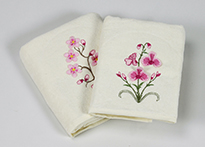 Комплект полотенец Cottonist 3D Kadife - 8414-06