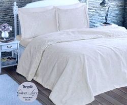 КПБ Tropic Cotton Lace (простыня+пике+4нав.) с кружевом - 1150-02