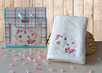 Полотенце Turkiz Florist Tek Havlu - 8112-04