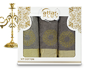 Комплект полотенец Gulcan Atlas Plus (70x140, 50x90-2) - 8121-05